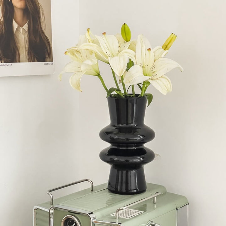 Lisslune | Wave-shaped Glass Flower Vase