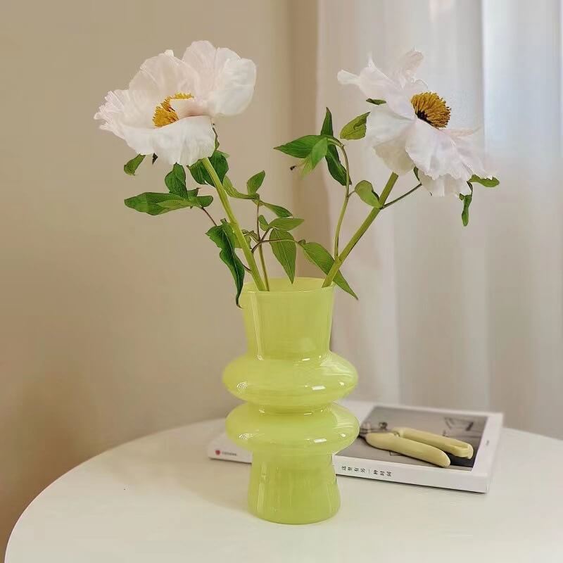 Lisslune | Wave-shaped Glass Flower Vase