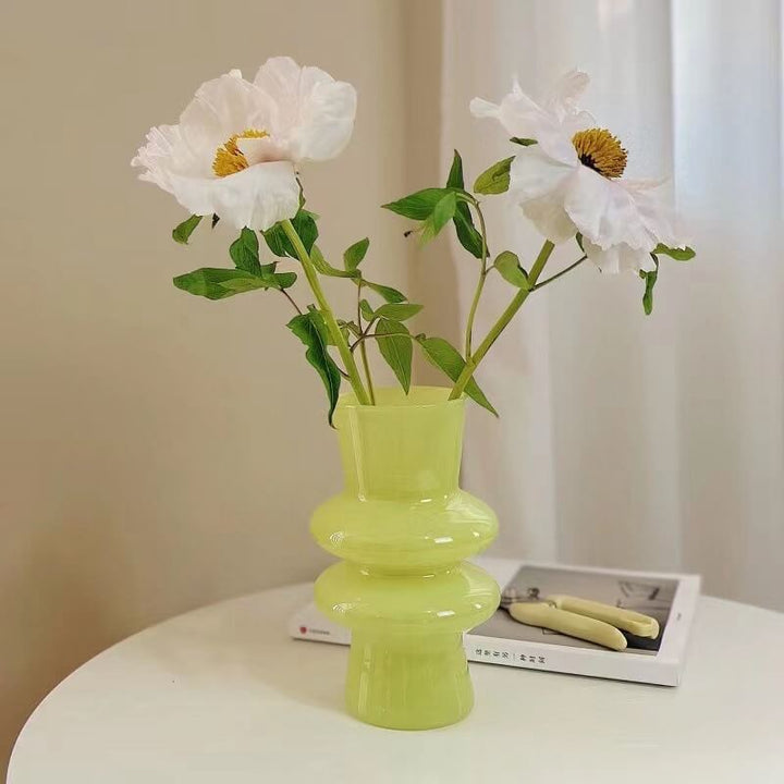 Lisslune | Wave-shaped Glass Flower Vase