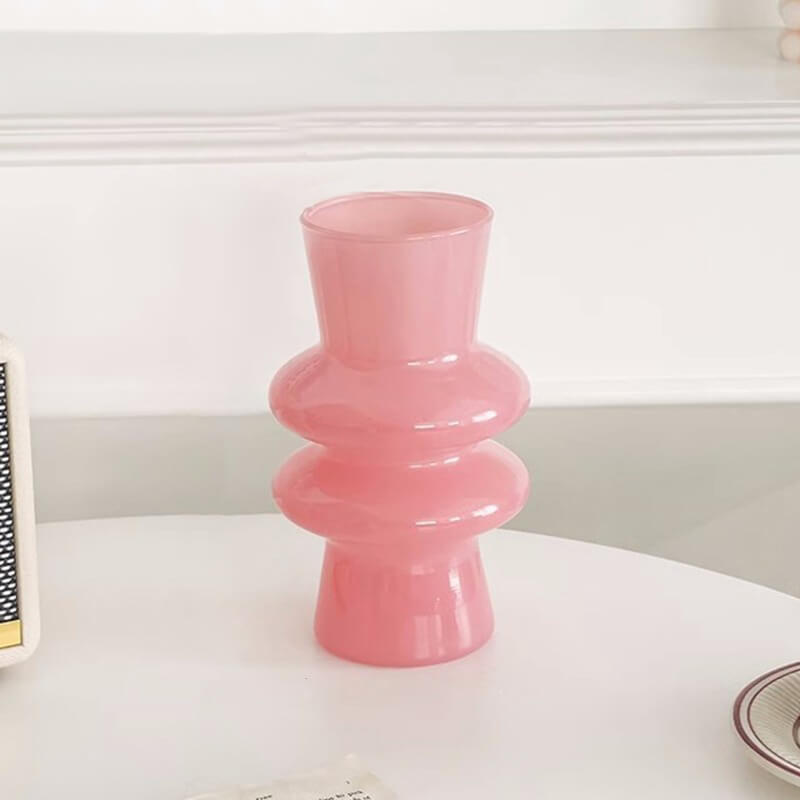 Lisslune | Wave-shaped Glass Flower Vase