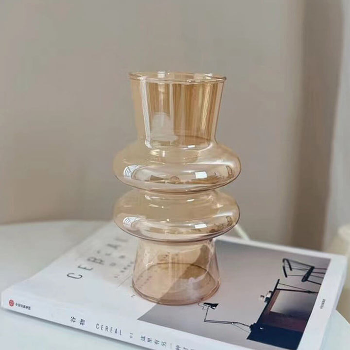 Lisslune | Wave-shaped Glass Flower Vase