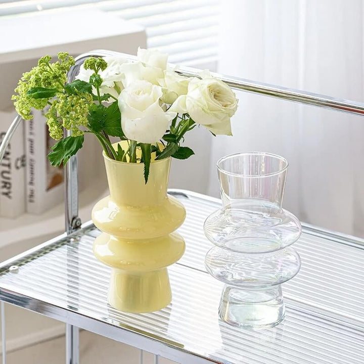 Lisslune | Wave-shaped Glass Flower Vase