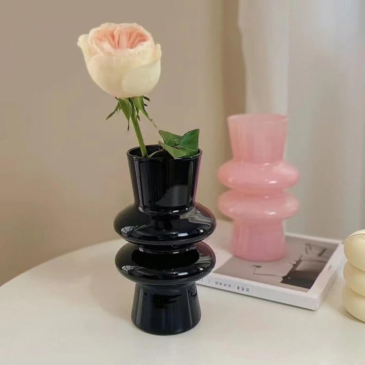 Lisslune | Wave-shaped Glass Flower Vase