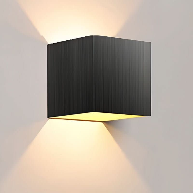 Lisslune | Weatherproof Cube Wall Light – Up Down LED Outdoor Lamp
