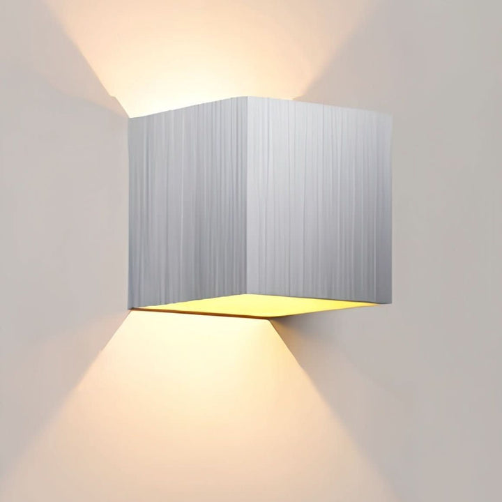 Lisslune | Weatherproof Cube Wall Light – Up Down LED Outdoor Lamp