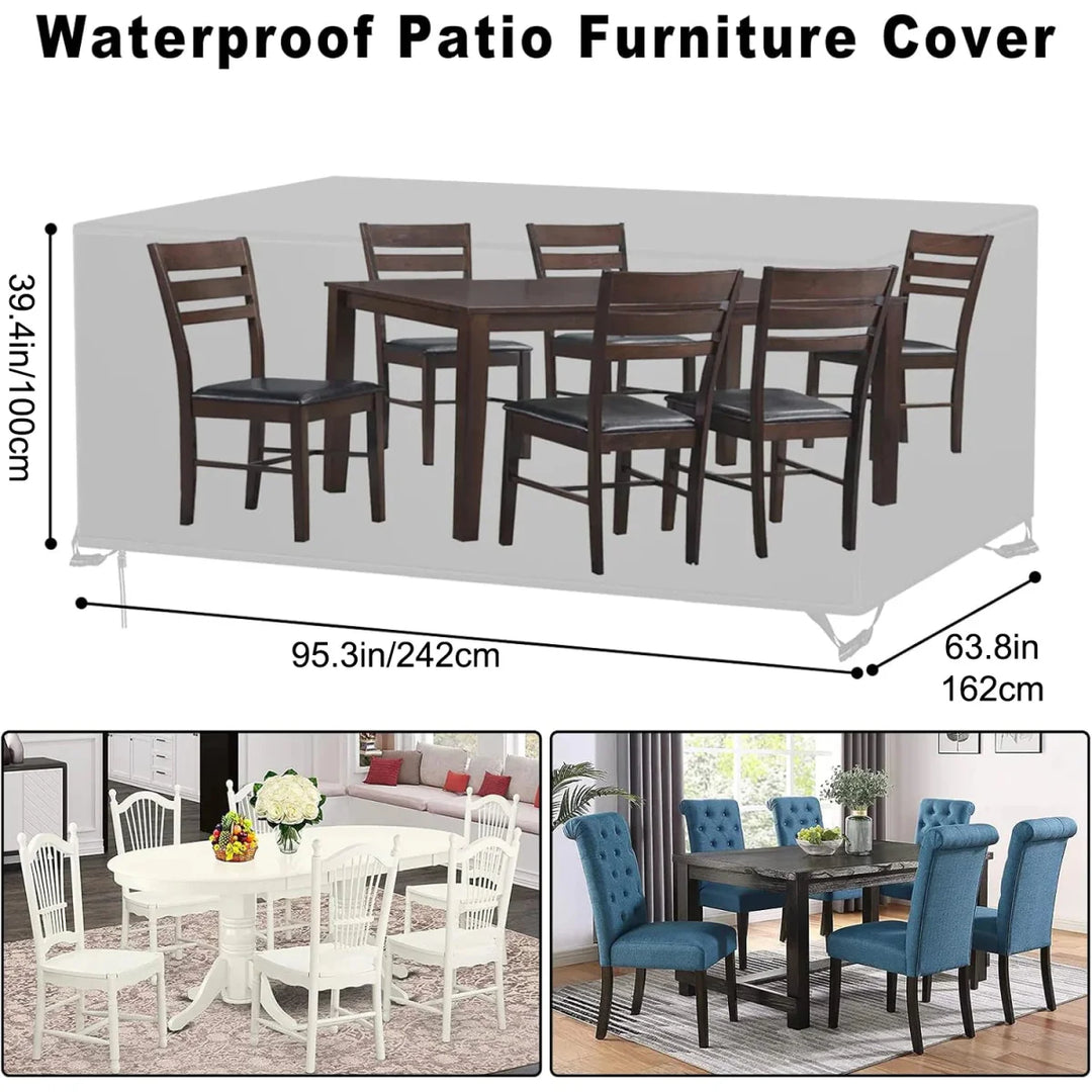 Lisslune | AeroVerra Premium Patio Furniture Covers | All-weather protection for outdoor lounges and dining sets