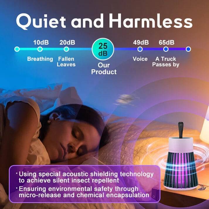 Lisslune | USB rechargeable mosquito and fly trap lamp