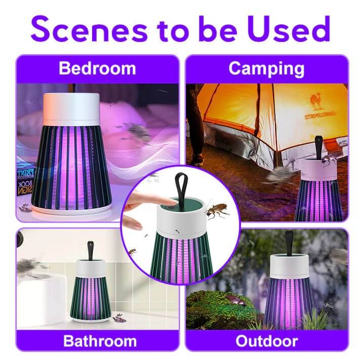 Lisslune | USB rechargeable mosquito and fly trap lamp