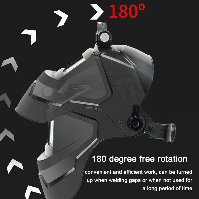 Lisslune | Auto Darkening Welding Mask with Head Lamp