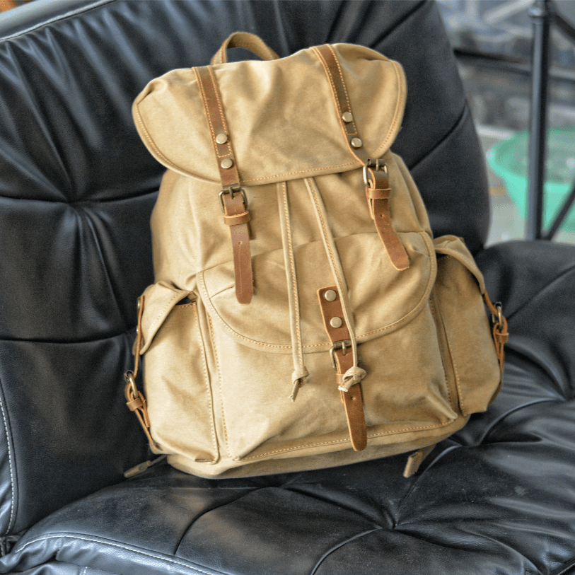 Lisslune | WessPack –  Military Canvas Backpack Rugged & Reliable Rucksack
