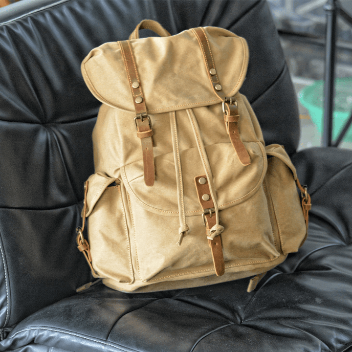 Lisslune | WessPack –  Military Canvas Backpack Rugged & Reliable Rucksack