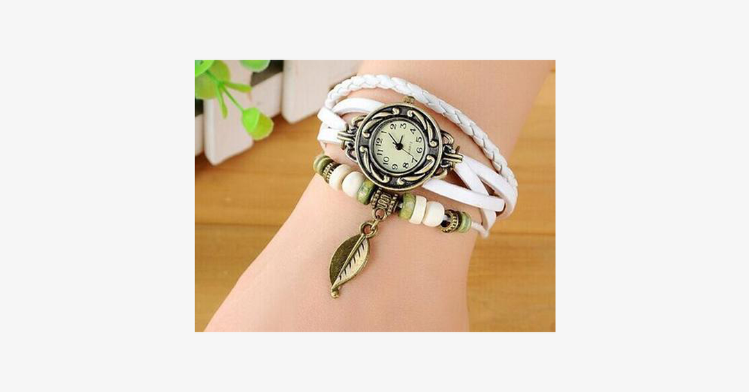 Lisslune | The Boho-Chic Leaf Vintage Watch