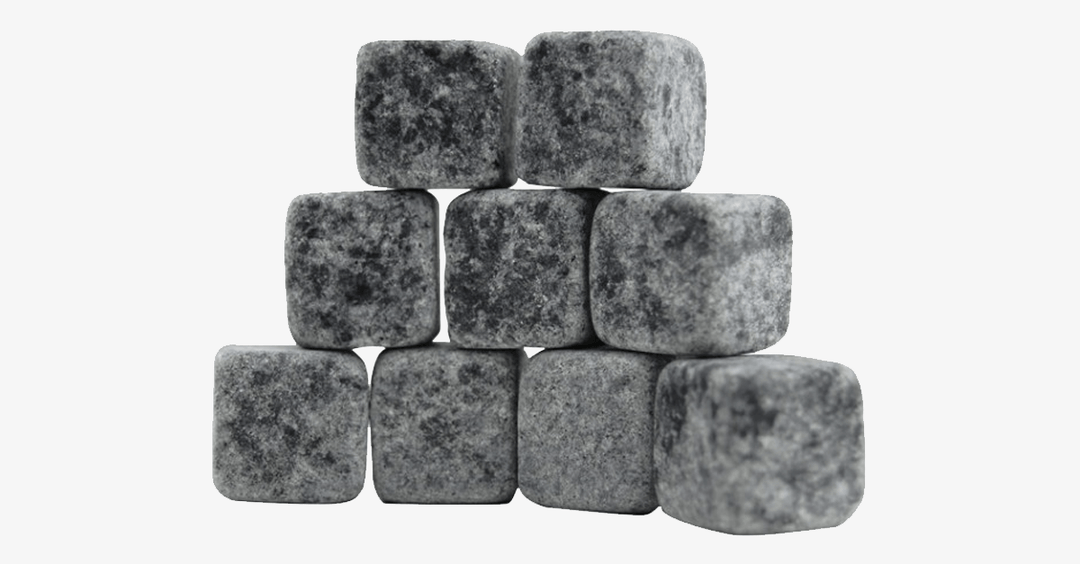 Lisslune | Pack of 9 Ice Stones for Spirits – Enjoy Your Drinks 'On The Rocks'!