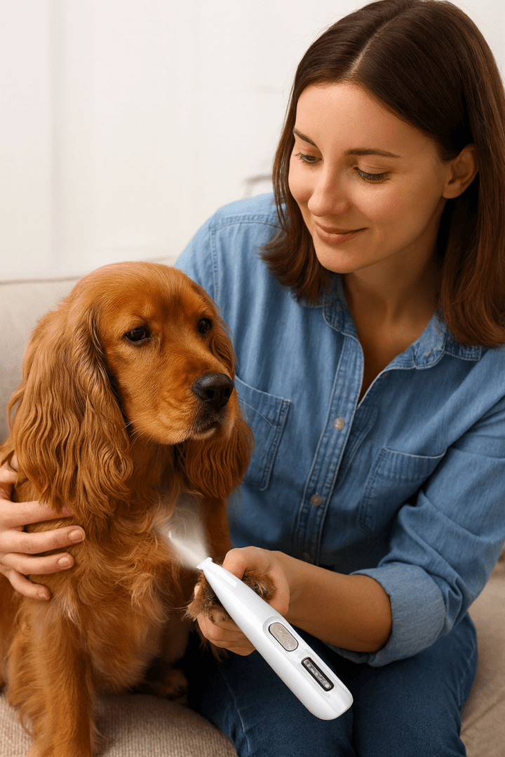 Lisslune | WHISPERCLIP – Ultra-Quiet Pet Trimmer for Sensitive Grooming
