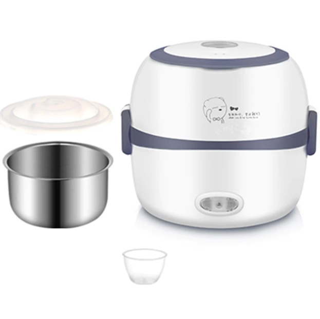 Lisslune | SteamMate Electric Lunch Box – Cooking, Steaming & Keeping Warm – 1L – 200W