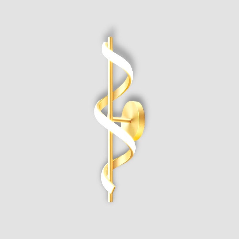 Lisslune | SpiralLume – Minimalist LED Wall Light with a Modern Edge