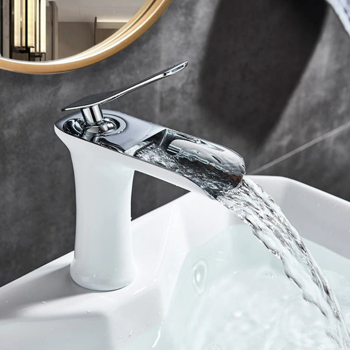 Lisslune | Modern Waterfall Bathroom Tap – Stylish Design & Elegant Water Flow