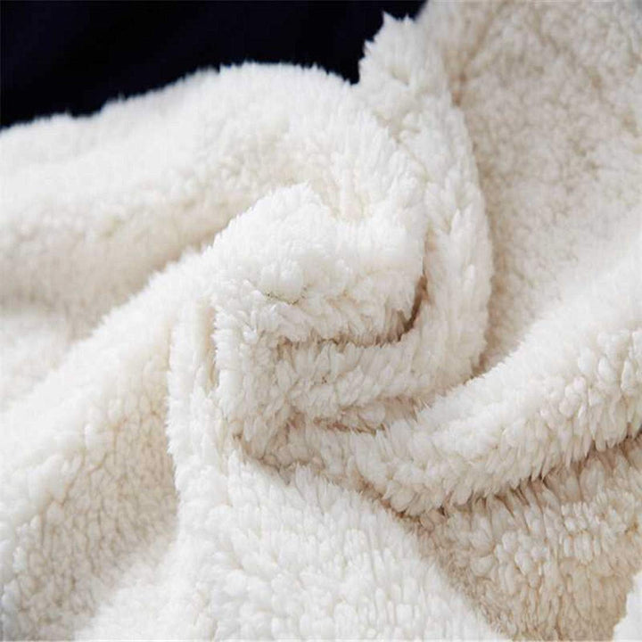 Lisslune | Flannel-Sherpa Blanket with American Flag