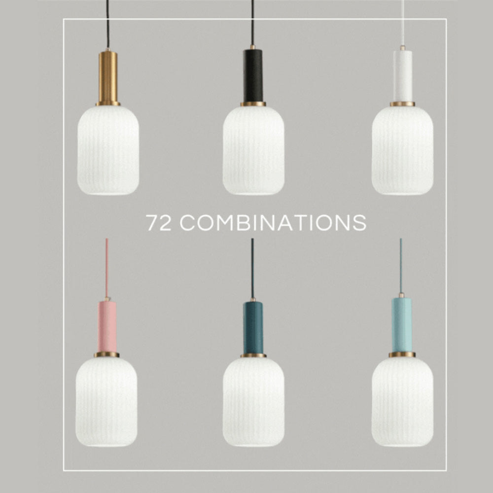 Rynx Nordic Ribbed Glass Pendant Lights