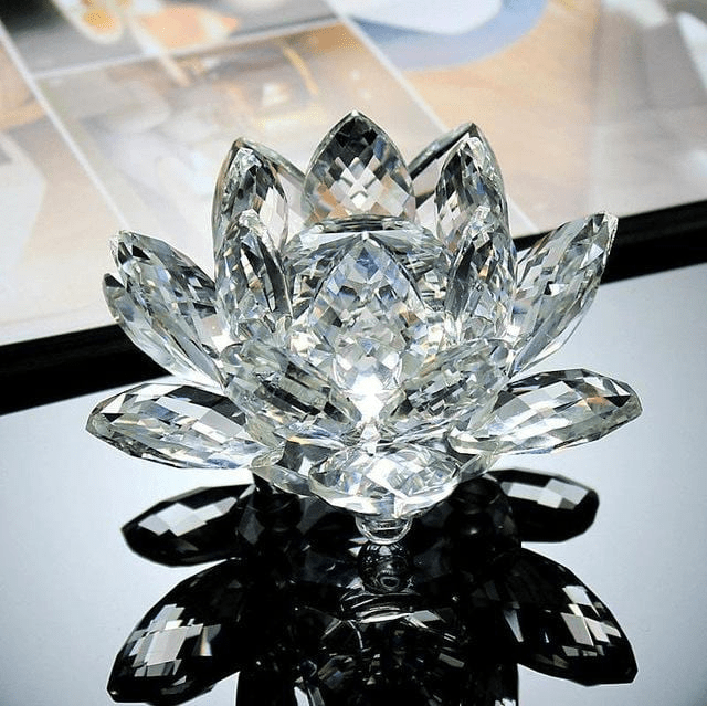 Lisslune | Quartz Crystal Lotus Flower