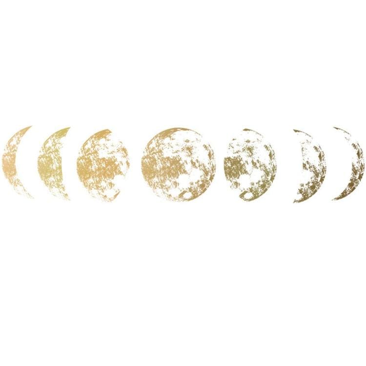 Lisslune | Mouth Phases Wall Sticker