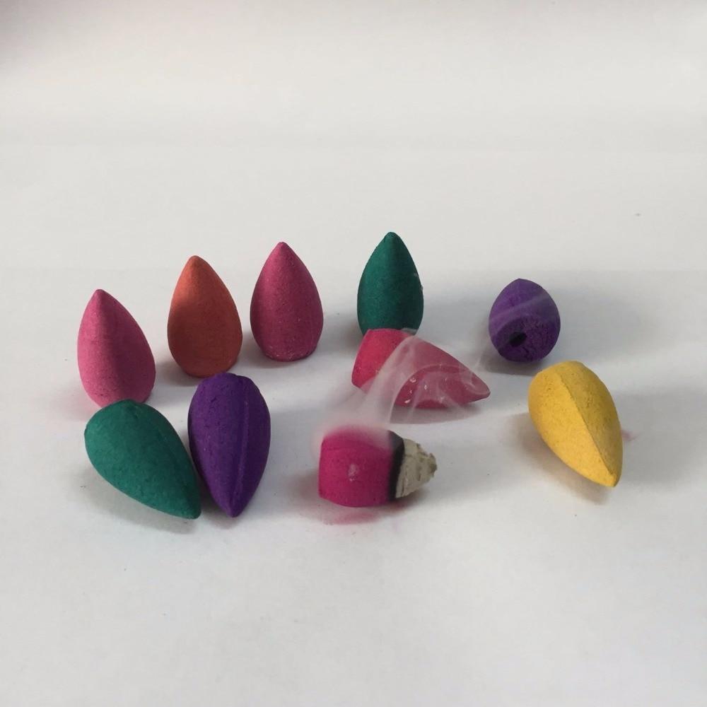 Lisslune | Smoking Man Backflow Incense Cones Glass Bottle 60 Pieces