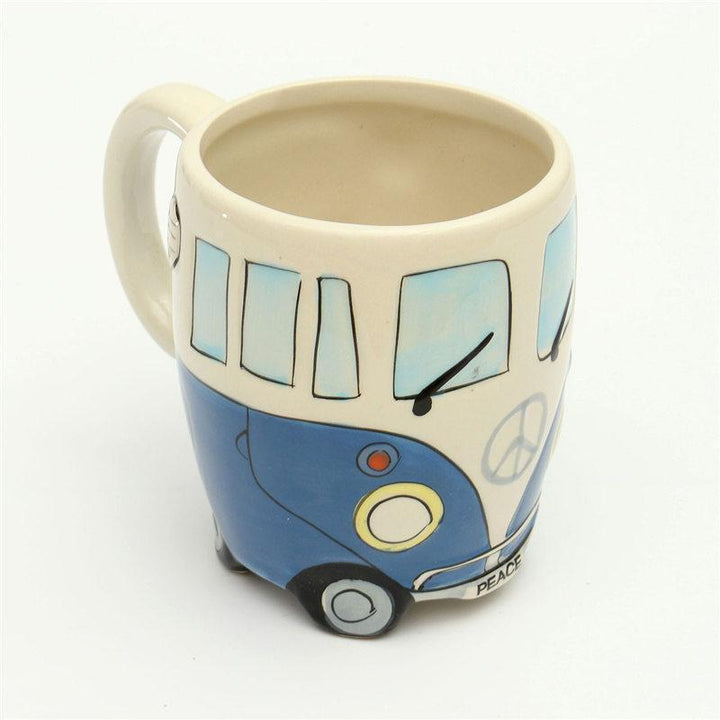 Lisslune | GroovyCup Camperbus Mug – Retro Ceramic Coffee Mug 330ml