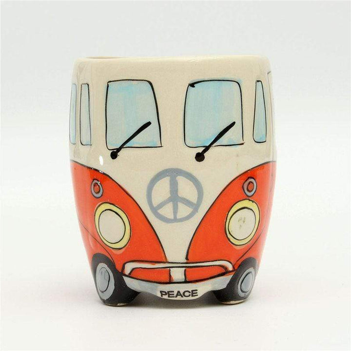 Lisslune | GroovyCup Camperbus Mug – Retro Ceramic Coffee Mug 330ml