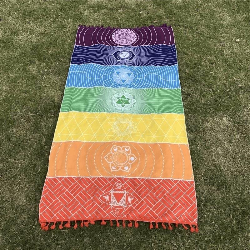 Lisslune | 7 Chakra Rainbow Yoga Mat