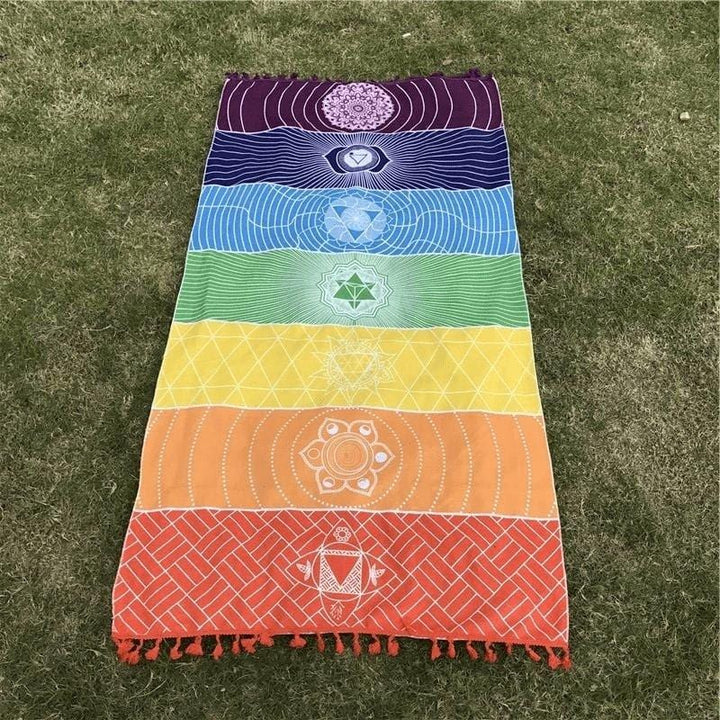 Lisslune | 7 Chakra Rainbow Yoga Mat