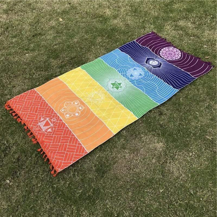 Lisslune | 7 Chakra Rainbow Yoga Mat