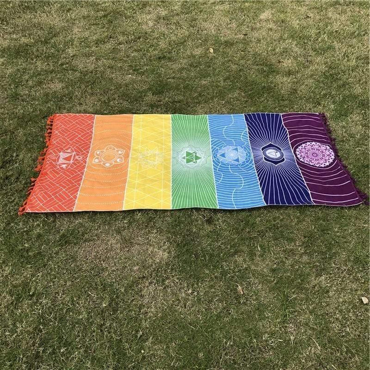 Lisslune | 7 Chakra Rainbow Yoga Mat