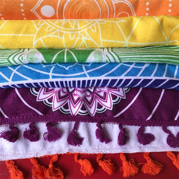 Lisslune | 7 Chakra Rainbow Yoga Mat