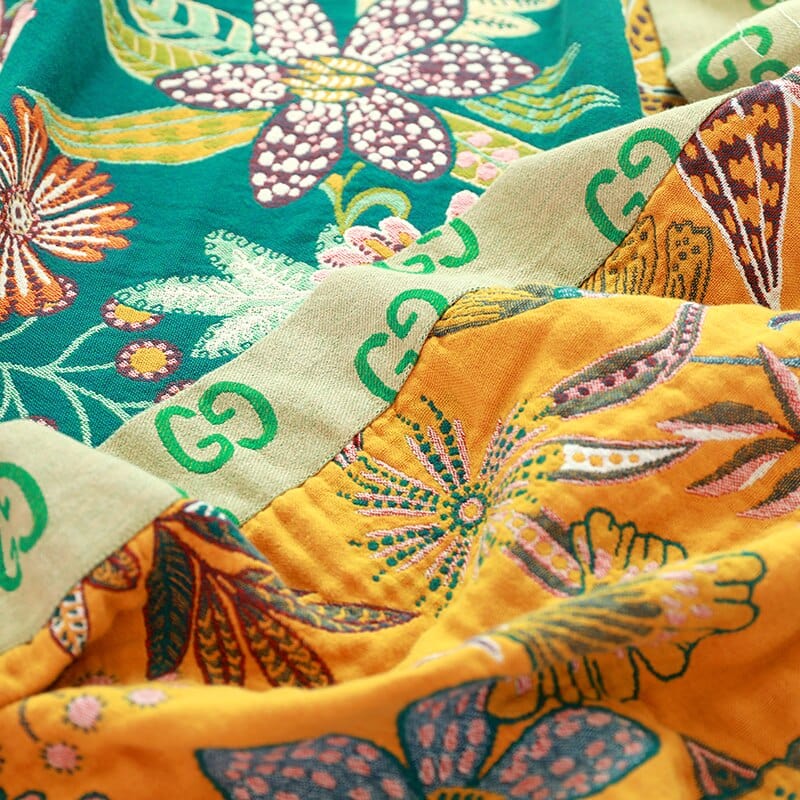 Lisslune | Blossom Breeze Throw Blanket