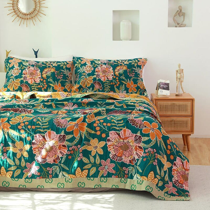 Lisslune | Blossom Breeze Throw Blanket