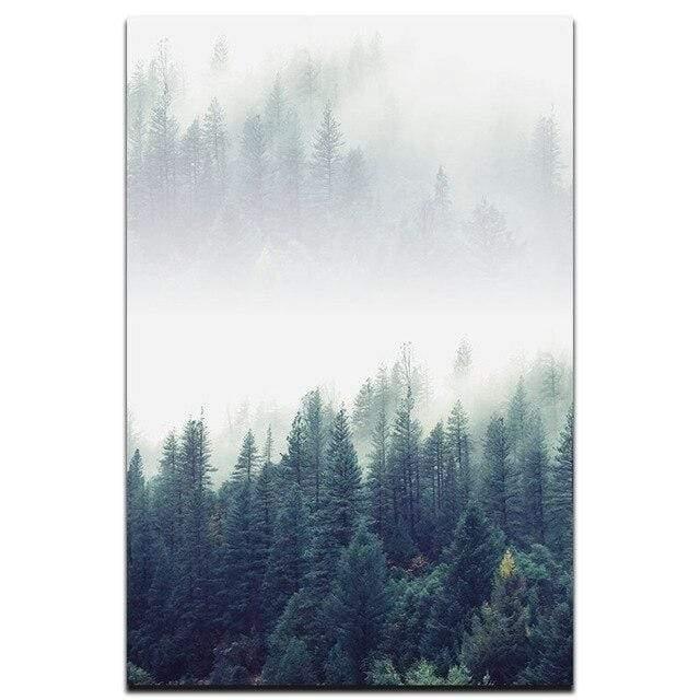 Lisslune | 3-piece Nordic Forest Landscape Wall Art