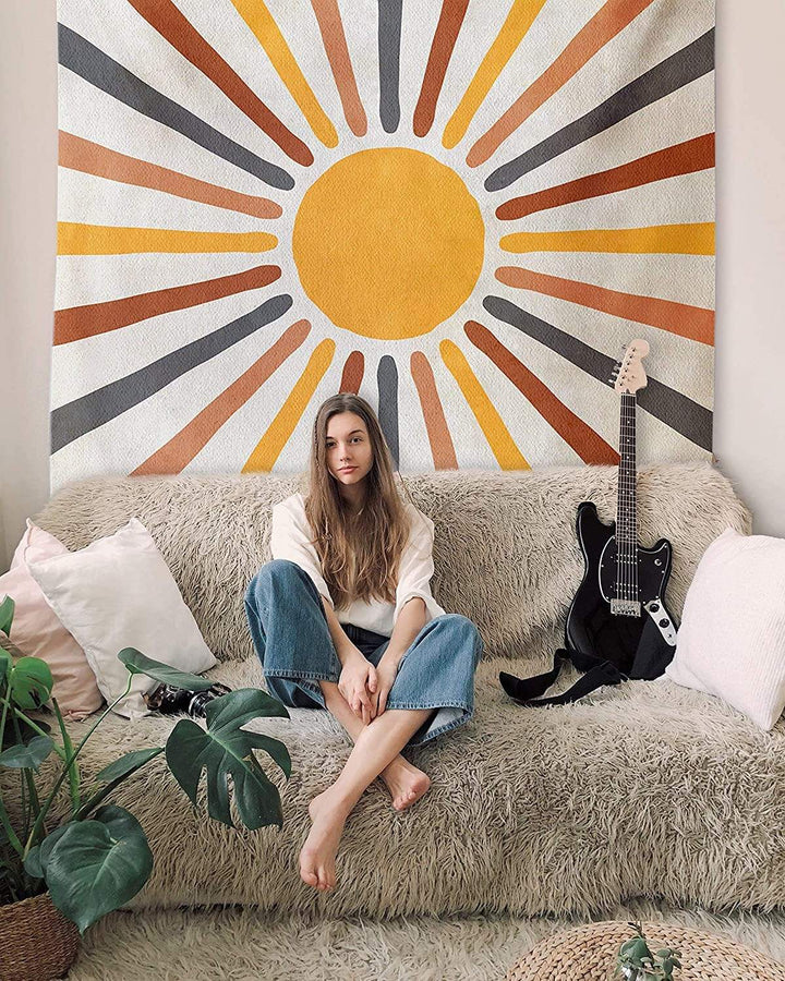 Lisslune | Cover Me With Sunshine Wall Tapestry