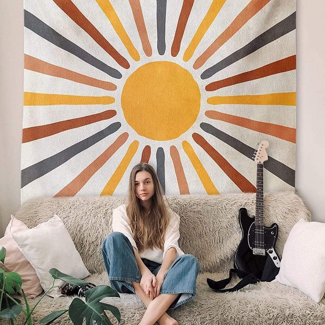 Lisslune | Cover Me With Sunshine Wall Tapestry
