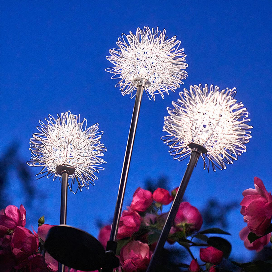 Lisslune | Dandelion Garden Lights, Solar Powered