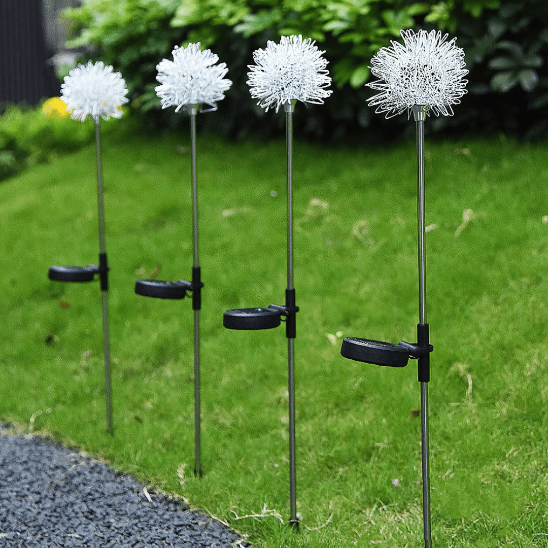 Lisslune | Dandelion Garden Lights, Solar Powered