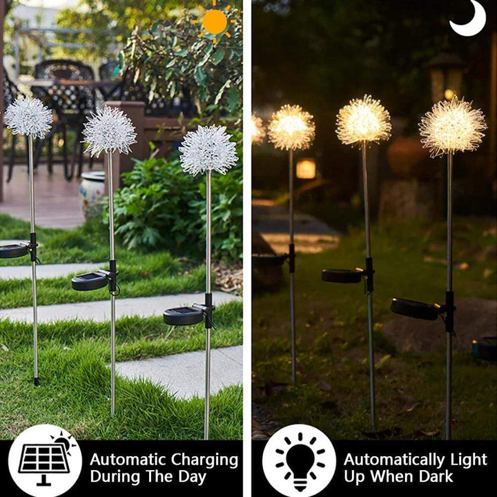 Lisslune | Dandelion Garden Lights, Solar Powered