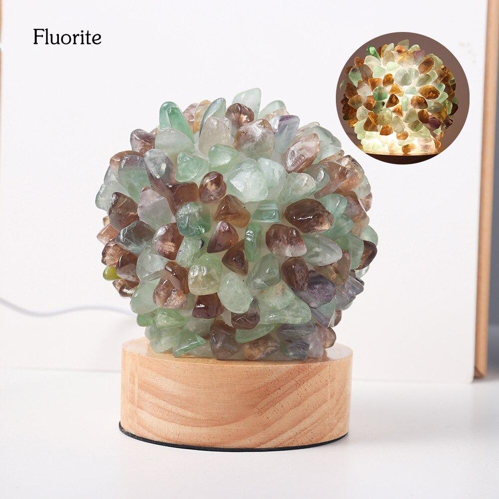 Lisslune | Aventurine Quartz Crystal Lamp