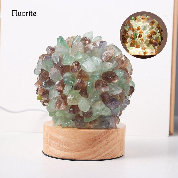 Lisslune | Aventurine Quartz Crystal Lamp