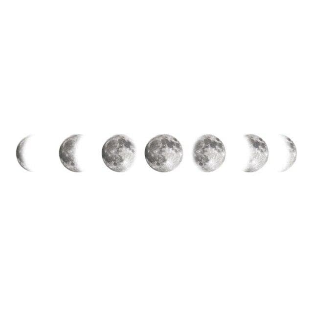 Lisslune | Mouth Phases Wall Sticker