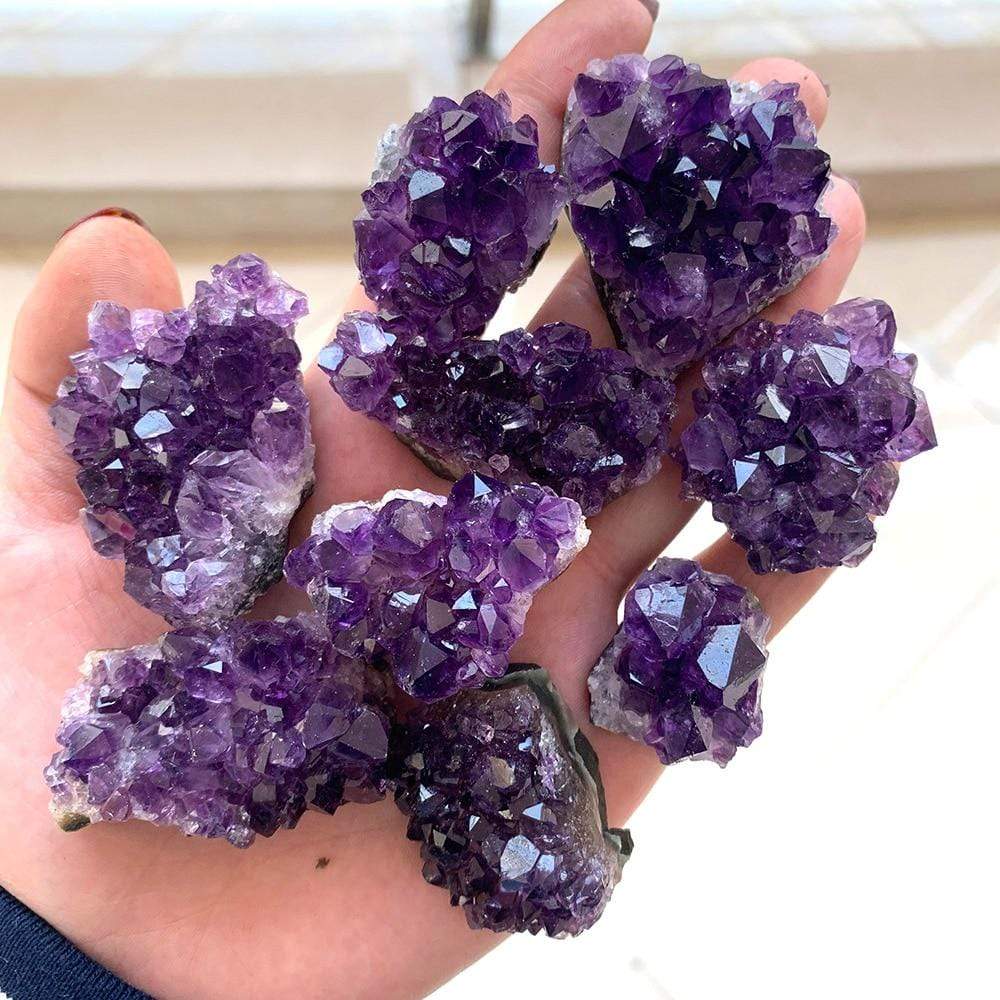 Lisslune | Roh-Amethyst-Quartz-Crystal-Cluster