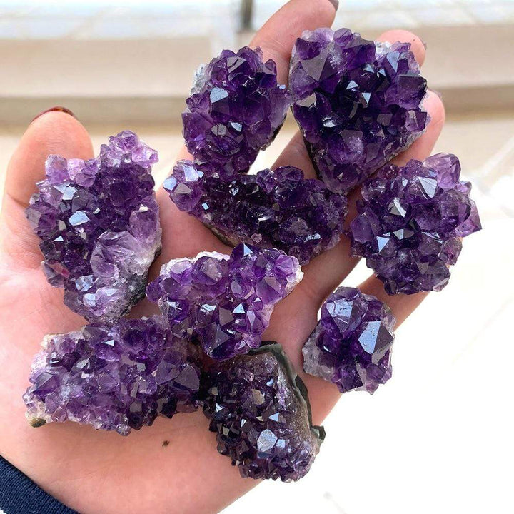 Lisslune | Roh-Amethyst-Quartz-Crystal-Cluster