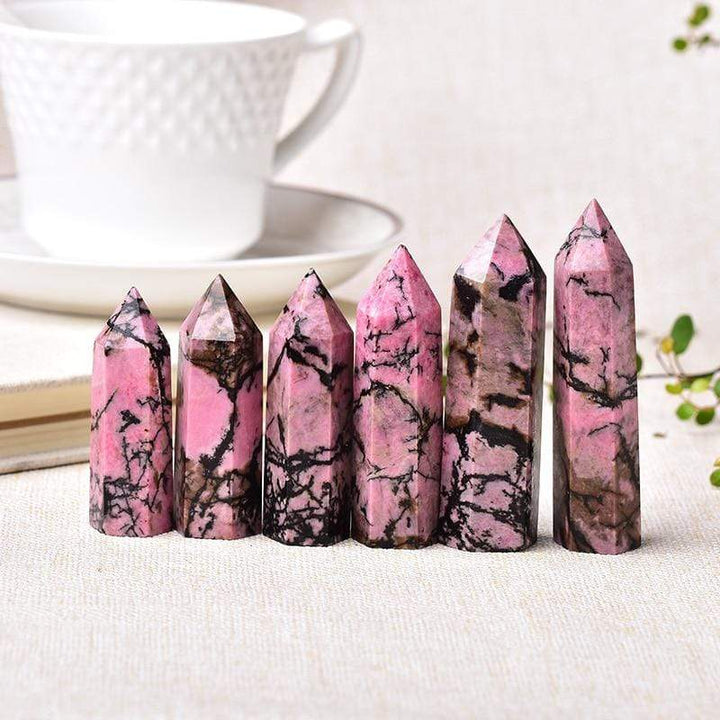 Lisslune | Rhodonite Crystal Point Tower
