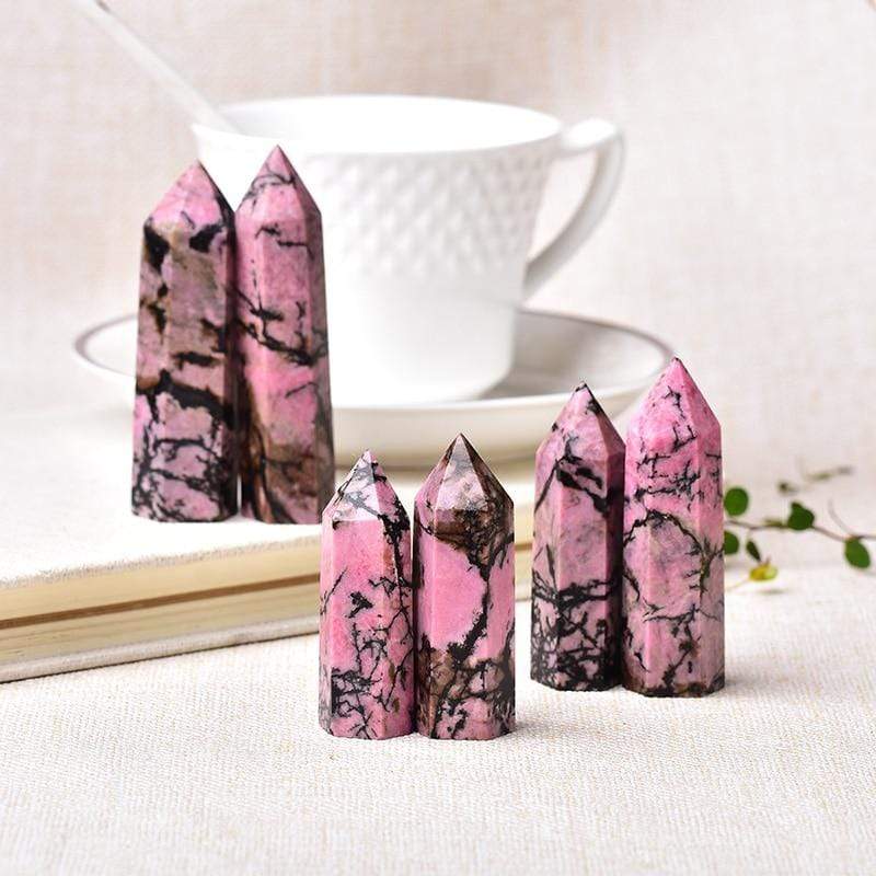 Lisslune | Rhodonite Crystal Point Tower