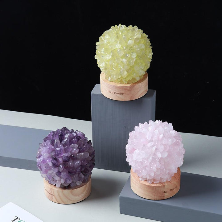 Lisslune | Aventurine Quartz Crystal Lamp