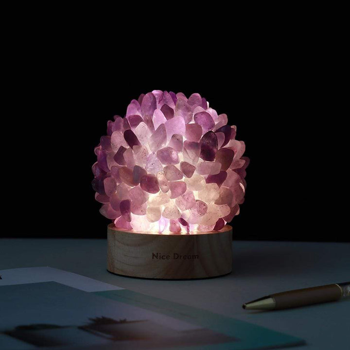 Lisslune | Aventurine Quartz Crystal Lamp